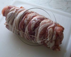 Rollé avvolto nella pancetta