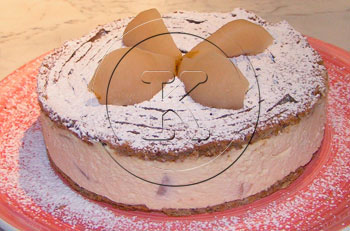 Torta ricotta e pere